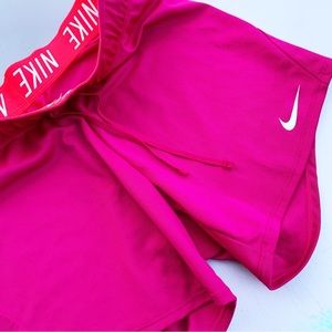 NIKE pink shorts bottoms dri-fi XS activewear gym workout athletic running short